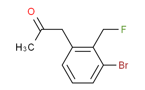CAS No. 1804179-53-0, 1-(3-Bromo-2-(fluoromethyl)phenyl)propan-2-one