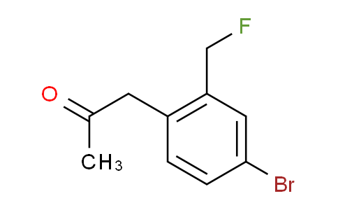CAS No. 1804039-66-4, 1-(4-Bromo-2-(fluoromethyl)phenyl)propan-2-one
