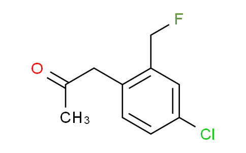 CAS No. 1804169-26-3, 1-(4-Chloro-2-(fluoromethyl)phenyl)propan-2-one