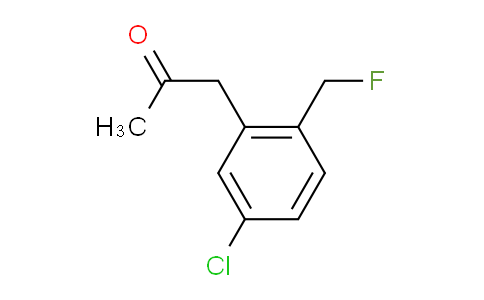 CAS No. 1806392-01-7, 1-(5-Chloro-2-(fluoromethyl)phenyl)propan-2-one