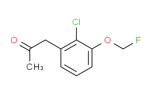 CAS No. 1806323-73-8, 1-(2-Chloro-3-(fluoromethoxy)phenyl)propan-2-one