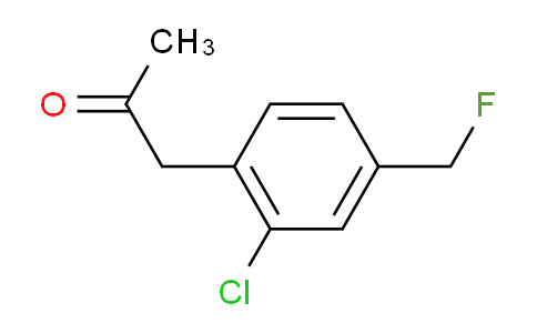 CAS No. 1780296-92-5, 1-(2-Chloro-4-(fluoromethyl)phenyl)propan-2-one