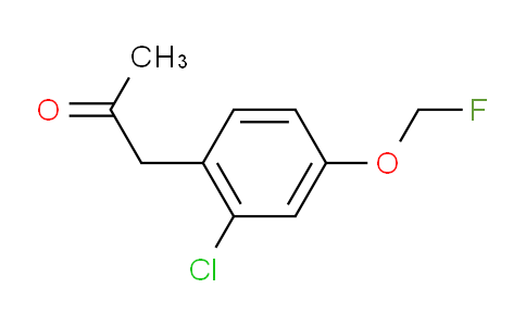 CAS No. 1806588-97-5, 1-(2-Chloro-4-(fluoromethoxy)phenyl)propan-2-one