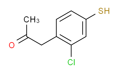 CAS No. 1805846-03-0, 1-(2-Chloro-4-mercaptophenyl)propan-2-one