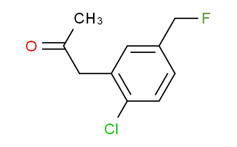 CAS No. 1805842-65-2, 1-(2-Chloro-5-(fluoromethyl)phenyl)propan-2-one