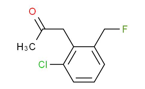 CAS No. 1804176-42-8, 1-(2-Chloro-6-(fluoromethyl)phenyl)propan-2-one