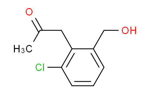CAS No. 1803761-63-8, 1-(2-Chloro-6-(hydroxymethyl)phenyl)propan-2-one