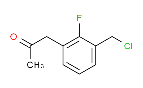 CAS No. 1804097-29-7, 1-(3-(Chloromethyl)-2-fluorophenyl)propan-2-one