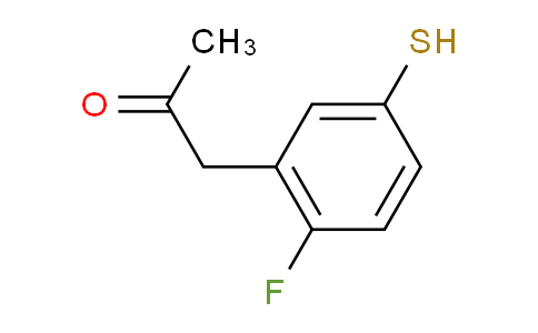 CAS No. 1805853-70-6, 1-(2-Fluoro-5-mercaptophenyl)propan-2-one
