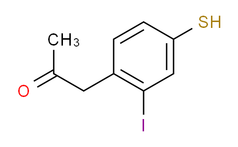 CAS No. 1804262-66-5, 1-(2-Iodo-4-mercaptophenyl)propan-2-one
