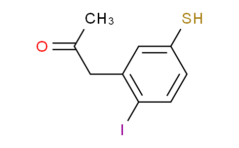 CAS No. 1805809-60-2, 1-(2-Iodo-5-mercaptophenyl)propan-2-one