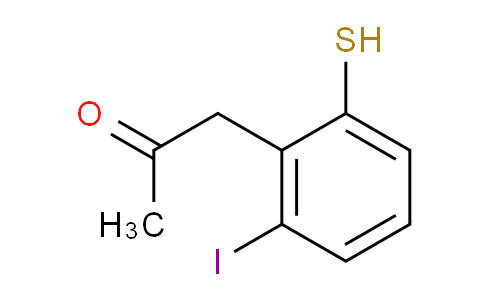 CAS No. 1806621-41-9, 1-(2-Iodo-6-mercaptophenyl)propan-2-one