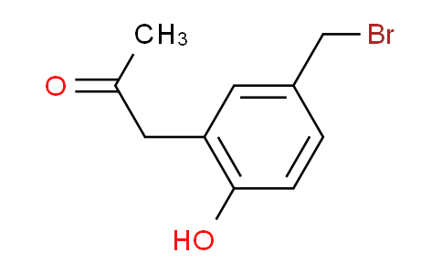 CAS No. 1803882-85-0, 1-(5-(Bromomethyl)-2-hydroxyphenyl)propan-2-one