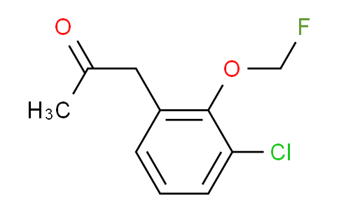 CAS No. 1805706-87-9, 1-(3-Chloro-2-(fluoromethoxy)phenyl)propan-2-one