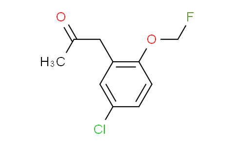 CAS No. 1805746-03-5, 1-(5-Chloro-2-(fluoromethoxy)phenyl)propan-2-one