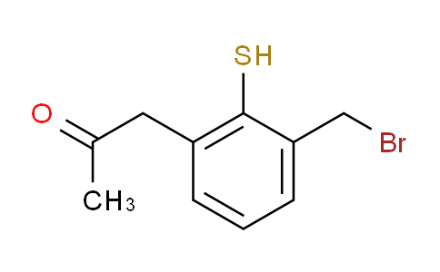CAS No. 1804185-29-2, 1-(3-(Bromomethyl)-2-mercaptophenyl)propan-2-one