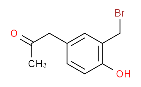 CAS No. 1804060-91-0, 1-(3-(Bromomethyl)-4-hydroxyphenyl)propan-2-one