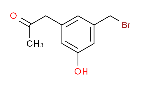 CAS No. 1803745-51-8, 1-(3-(Bromomethyl)-5-hydroxyphenyl)propan-2-one