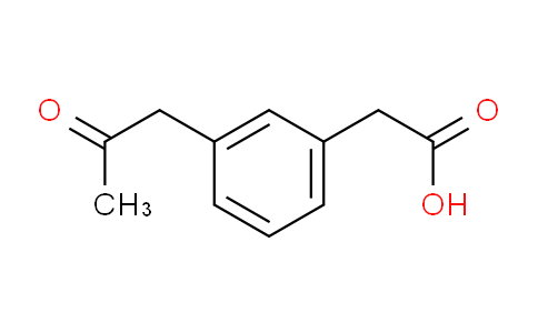 CAS No. 1023744-09-3, 1-(3-(Carboxymethyl)phenyl)propan-2-one