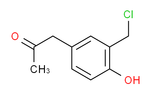 CAS No. 1804264-92-3, 1-(3-(Chloromethyl)-4-hydroxyphenyl)propan-2-one