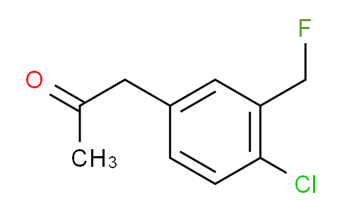 CAS No. 1803760-44-2, 1-(4-Chloro-3-(fluoromethyl)phenyl)propan-2-one