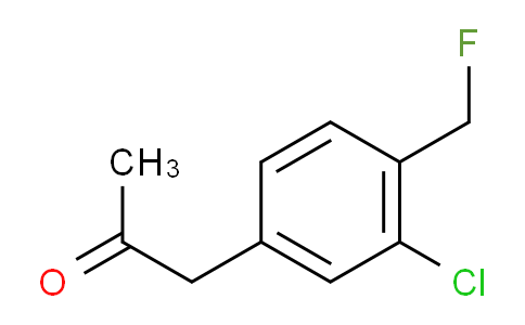 CAS No. 1806325-34-7, 1-(3-Chloro-4-(fluoromethyl)phenyl)propan-2-one