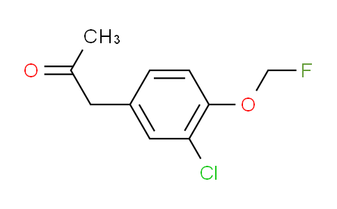 CAS No. 1803758-68-0, 1-(3-Chloro-4-(fluoromethoxy)phenyl)propan-2-one