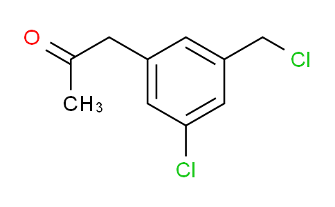 CAS No. 1804077-27-7, 1-(3-Chloro-5-(chloromethyl)phenyl)propan-2-one