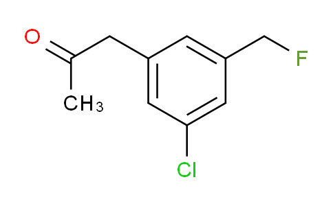 CAS No. 1804073-79-7, 1-(3-Chloro-5-(fluoromethyl)phenyl)propan-2-one