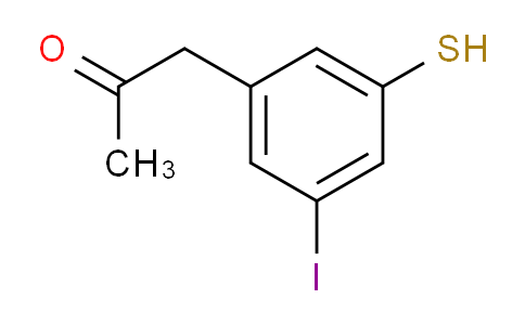CAS No. 1806700-20-8, 1-(3-Iodo-5-mercaptophenyl)propan-2-one