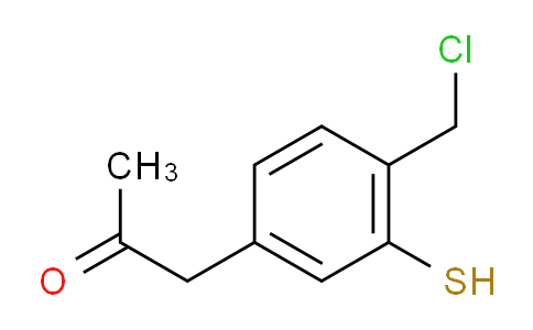 CAS No. 1805876-88-3, 1-(4-(Chloromethyl)-3-mercaptophenyl)propan-2-one