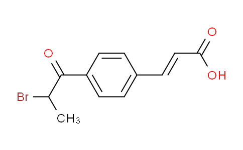 CAS No. 1807439-38-8, (E)-3-(4-(2-Bromopropanoyl)phenyl)acrylic acid