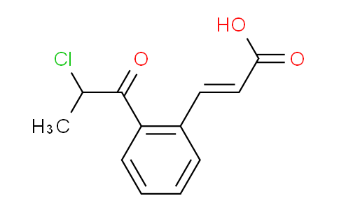 CAS No. 1807415-82-2, (E)-3-(2-(2-Chloropropanoyl)phenyl)acrylic acid