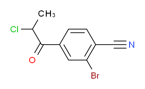 CAS No. 1806284-23-0, 1-(3-Bromo-4-cyanophenyl)-2-chloropropan-1-one