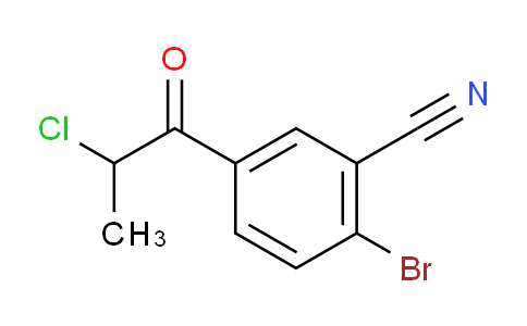 CAS No. 1803865-29-3, 1-(4-Bromo-3-cyanophenyl)-2-chloropropan-1-one