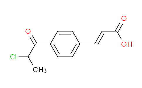 CAS No. 1807388-70-0, (E)-3-(4-(2-Chloropropanoyl)phenyl)acrylic acid