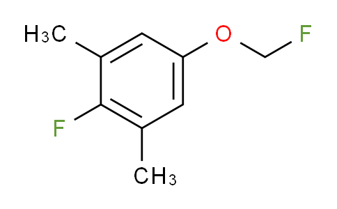 CAS No. 1806352-42-0, 1,3-Dimethyl-2-fluoro-5-(fluoromethoxy)benzene