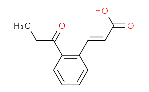CAS No. 1807382-00-8, (E)-3-(2-Propionylphenyl)acrylic acid