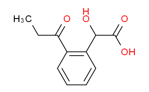 CAS No. 1806288-22-1, 1-(2-(Carboxy(hydroxy)methyl)phenyl)propan-1-one