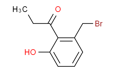 CAS No. 1804262-21-2, 1-(2-(Bromomethyl)-6-hydroxyphenyl)propan-1-one