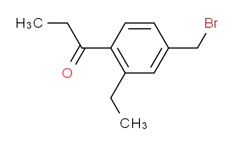 CAS No. 1804231-70-6, 1-(4-(Bromomethyl)-2-ethylphenyl)propan-1-one