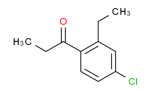 CAS No. 1804174-39-7, 1-(4-Chloro-2-ethylphenyl)propan-1-one