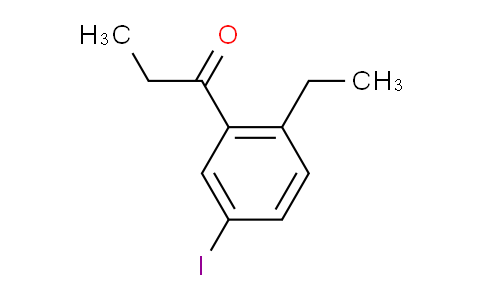 CAS No. 1804178-15-1, 1-(2-Ethyl-5-iodophenyl)propan-1-one