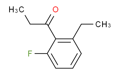 CAS No. 1804157-57-0, 1-(2-Ethyl-6-fluorophenyl)propan-1-one