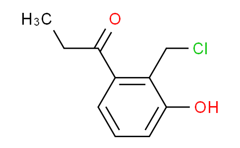 CAS No. 1803714-01-3, 1-(2-(Chloromethyl)-3-hydroxyphenyl)propan-1-one