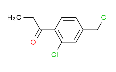 CAS No. 1803755-95-4, 1-(2-Chloro-4-(chloromethyl)phenyl)propan-1-one