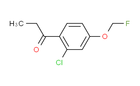 CAS No. 1806610-74-1, 1-(2-Chloro-4-(fluoromethoxy)phenyl)propan-1-one
