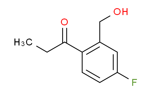 CAS No. 1804155-11-0, 1-(4-Fluoro-2-(hydroxymethyl)phenyl)propan-1-one