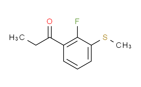 CAS No. 1805853-98-8, 1-(2-Fluoro-3-(methylthio)phenyl)propan-1-one