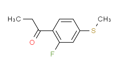 CAS No. 259750-64-6, 1-(2-Fluoro-4-(methylthio)phenyl)propan-1-one